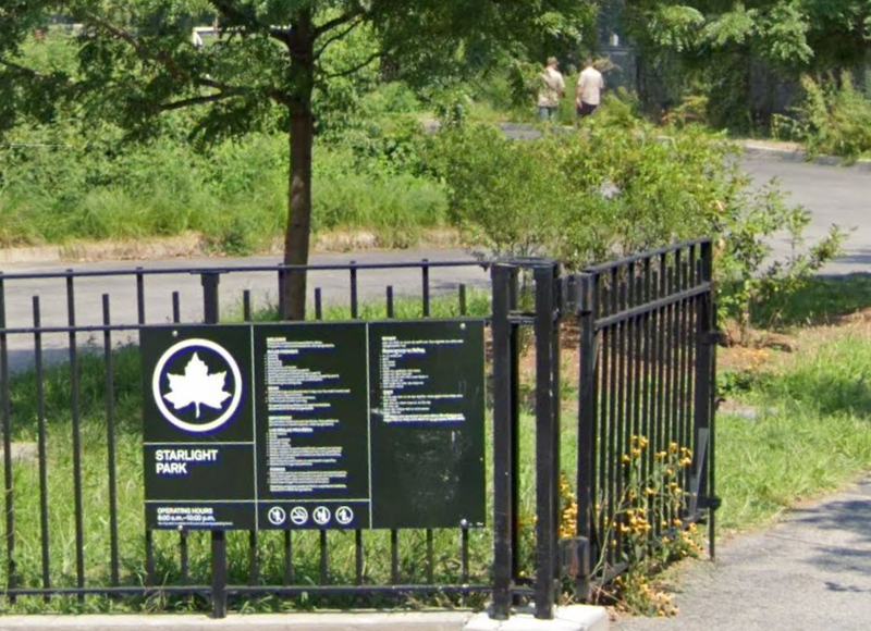 The victim was shot and killed at Starlight Park on Wednesday morning
