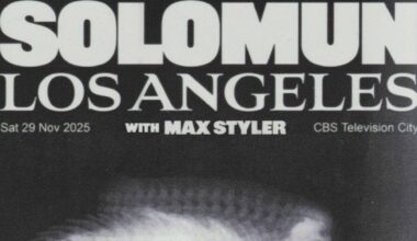 Solomun Returns To Los Angeles For Reframe Studios Outdoors Debut