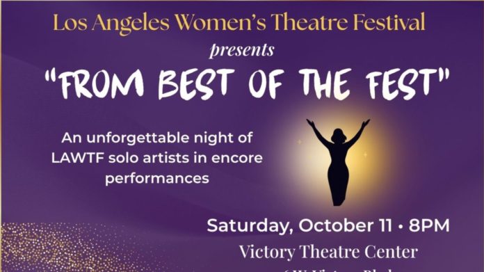 PHOTO: Los Angeles Women's Theatre Festival | The South Pasadenan | Los Angeles Women’s Theatre Festival Brings From Best of the Fest to Victory Theatre Center, Oct. 11