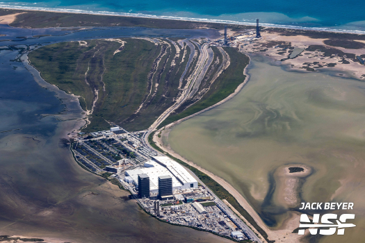 Ship 38 on Pad 1 for Static Fire testing as Masseys rebuild continues