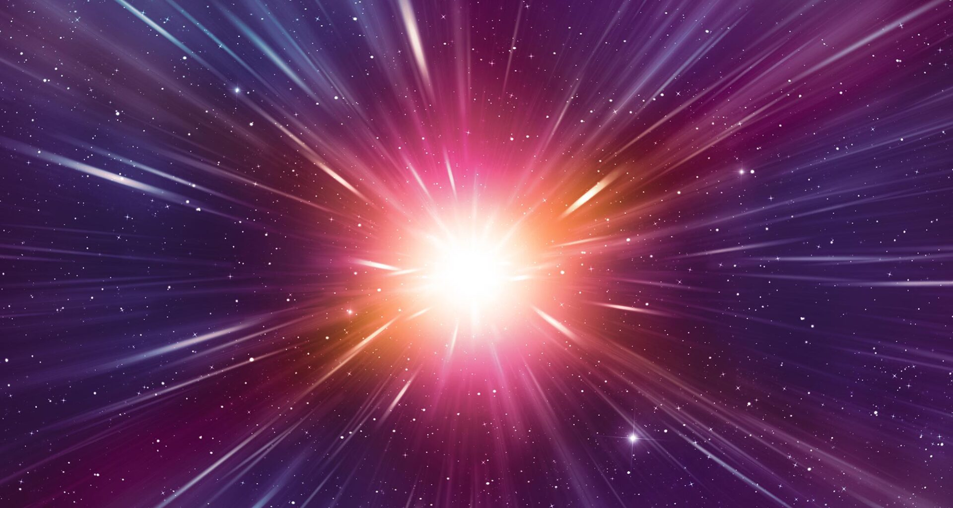 Supernova Purple Starburst in Space