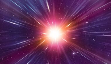 Supernova Purple Starburst in Space