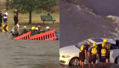 Back-to-back rescues as floodwaters swamp Scottsdale streets