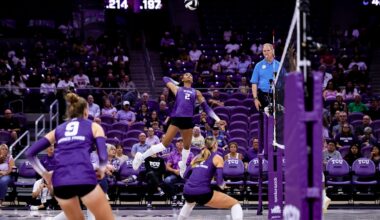 TCU Volleyball Takes Down No. 23 Missouri