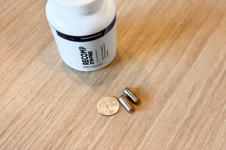 Transparent Labs Recomp Stim-Free as best fat burner.