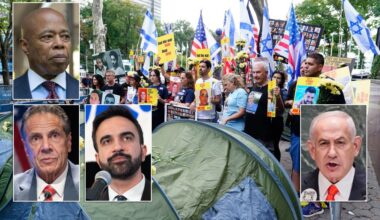 Netanyahu UN speech becomes a flashpoint in NYC mayoral campaign, draws 2,000 protesters