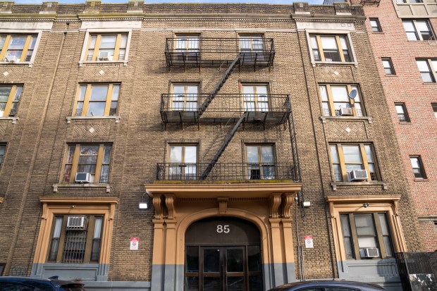 Ramel Ingram, 24, was running away from an attacker when he was fatally shot in front of his apartment building on Crooke Ave. near Ocean Ave. in Flatbush, Brooklyn on Wednesday, Sept. 17, 2025. (Theodore Parisienne / New York Daily News)