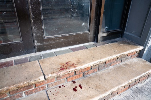 Ramel Ingram, 24, was running away from an attacker when he was fatally shot in front of his apartment building on Crooke Ave. near Ocean Ave. in Flatbush, Brooklyn on Wednesday, Sept. 17, 2025. (Theodore Parisienne / New York Daily News)