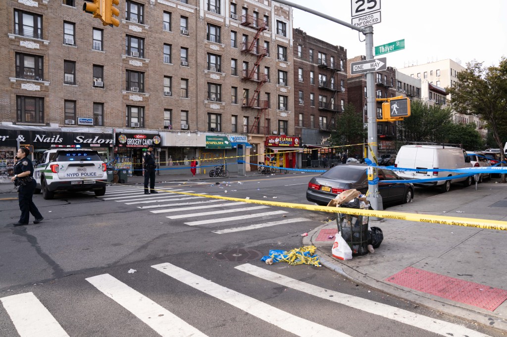 Man dies after he's stabbed five times outside upper Manhattan bar