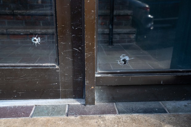 Ramel Ingram, 24, was running away from an attacker when he was fatally shot in front of his apartment building on Crooke Ave. near Ocean Ave. in Flatbush, Brooklyn on Wednesday, Sept. 17, 2025. (Theodore Parisienne / New York Daily News)