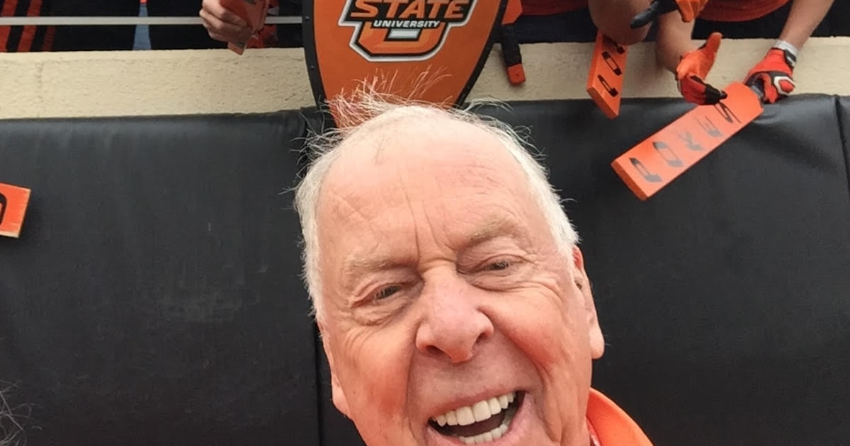 Jay Rosser, T. Boone Pickens and Oklahoma State’s epic stadium
