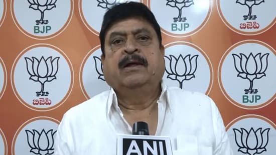 Telangana BJP chief Ram Chander Rao emphasised that India must move towards becoming self-sufficient.(ANI)