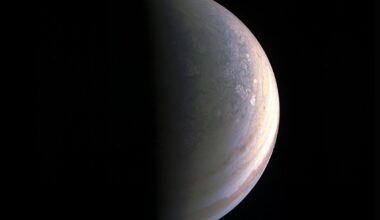 The North Polar Region of Jupiter Taken by NASA’s Juno Spacecraft
