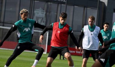 Training photos: Liverpool prepare for UCL trip to Galatasaray