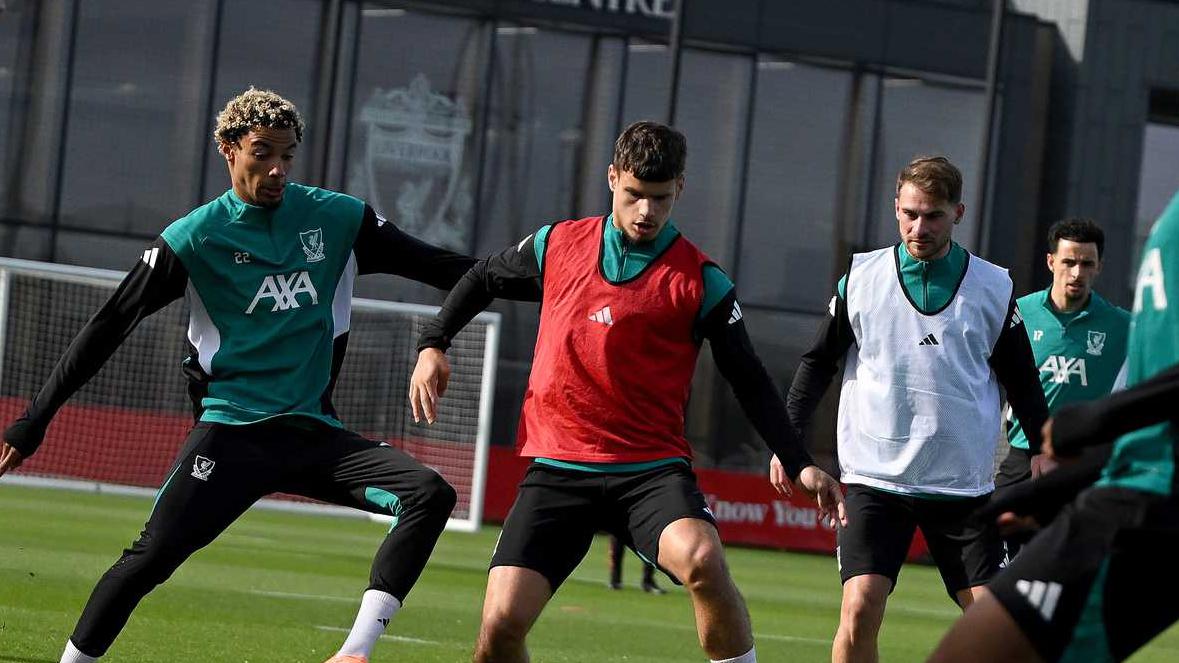 Training photos: Liverpool prepare for UCL trip to Galatasaray
