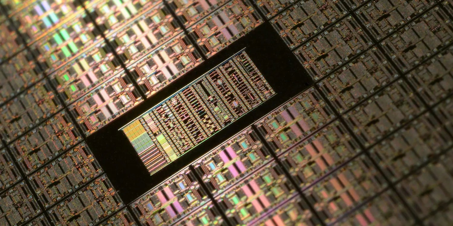 Trump may renege on CHIPS Act, jeopardizing plans to make Apple chips in the US | Close-up of silicon wafer