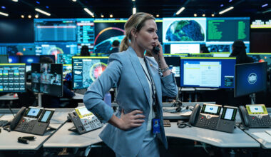 Rebecca Ferguson as Captain Olivia Walker in A House of Dynamite.