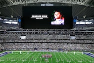 A moment of silence was observed before the Dallas Cowboys game against the New York Giants...