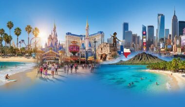 California Joins Florida, Nevada, Hawaii, Texas and New York Are Dominating US Tourism, Boosting Economy, Latest Report Shows More