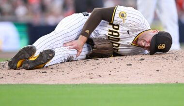 Jason Adam ruptures quad tendon in Padres loss to Orioles – NBC 7 San Diego
