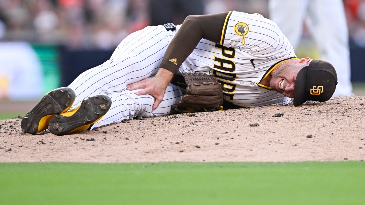 Jason Adam ruptures quad tendon in Padres loss to Orioles – NBC 7 San Diego