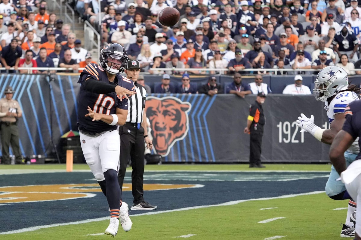 Cowboys vs. Bears takeaways: Chicago secures first win as CeeDee Lamb exits with injury