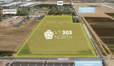 Aerial view of VT303 North location in Glendale...
