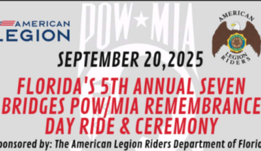 Jacksonville Bridges to Echo with POW/MIA Tribute Ride