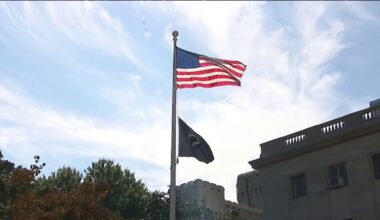 Backlash for Bergen County for flying flags full-staff – NBC New York