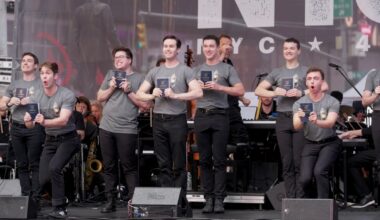 Broadway Celebrates NYC's 400th Birthday in Times Square