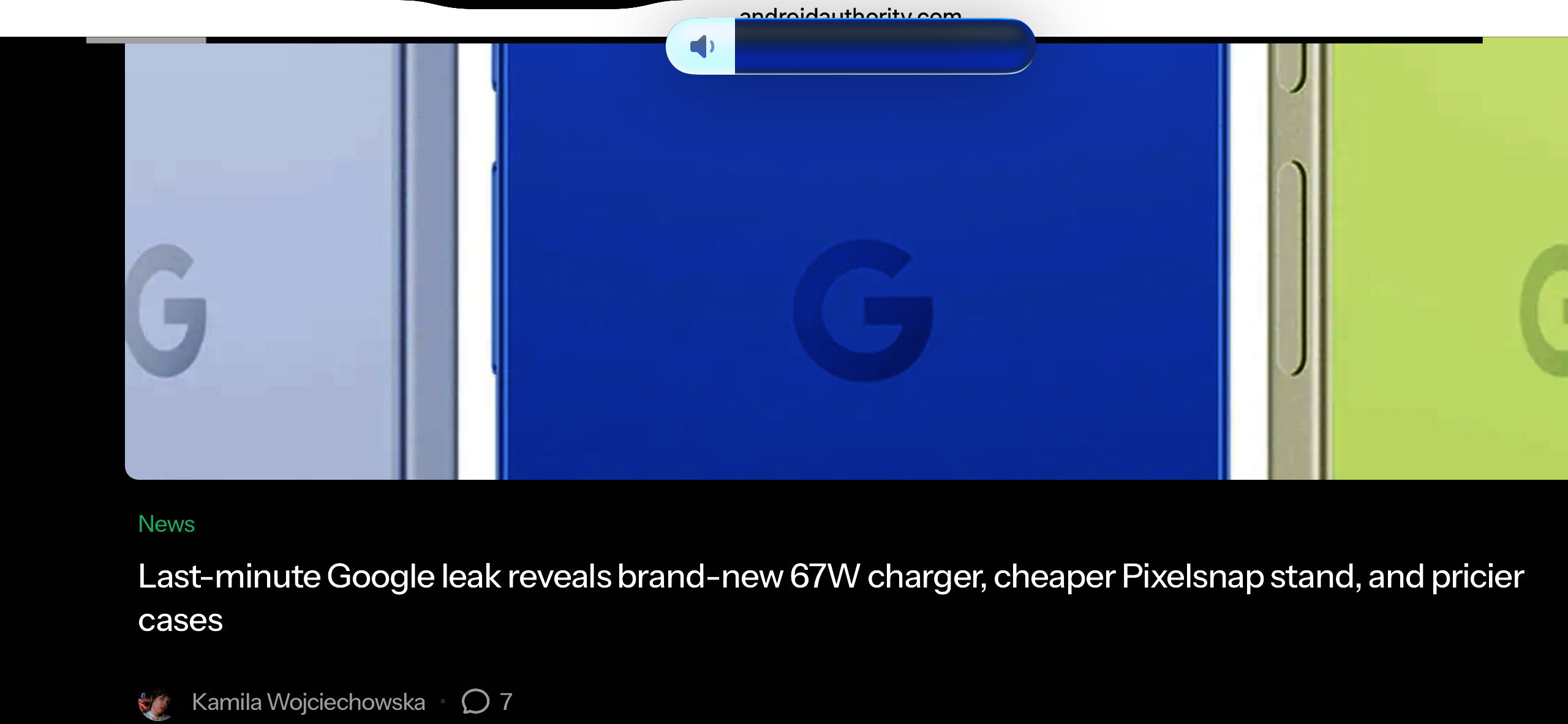 Volume slider in iOS in landscape mode