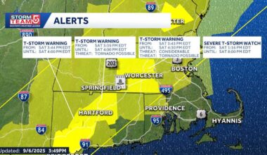Damaging winds, hail and tornadoes possible Saturday