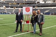 Bill Abbott (left) is president and CEO of Great American Media. He is pictured at AT&T...