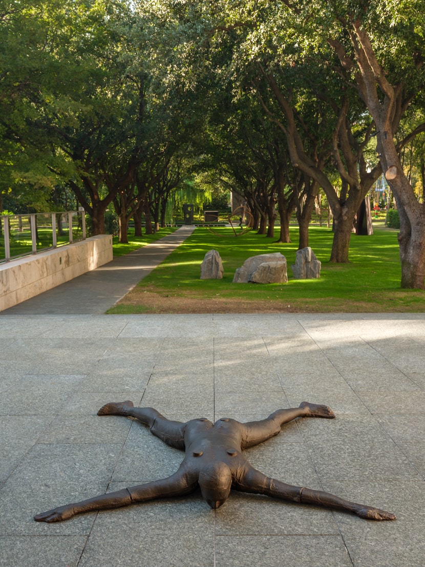 "Close V" is among the works featured in "Survey: Antony Gormley" at the Nasher Sculpture...