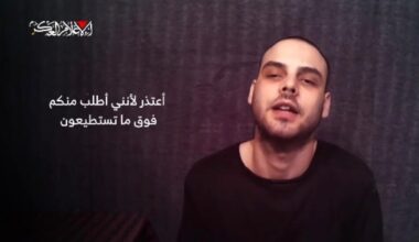 Hostage Alon Ohel’s family approves publication of still from Hamas propaganda video - The Times of Israel