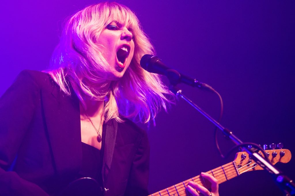 Wolf Alice performs at The Vic Theatre in Chicago on Nov. 8, 2021.