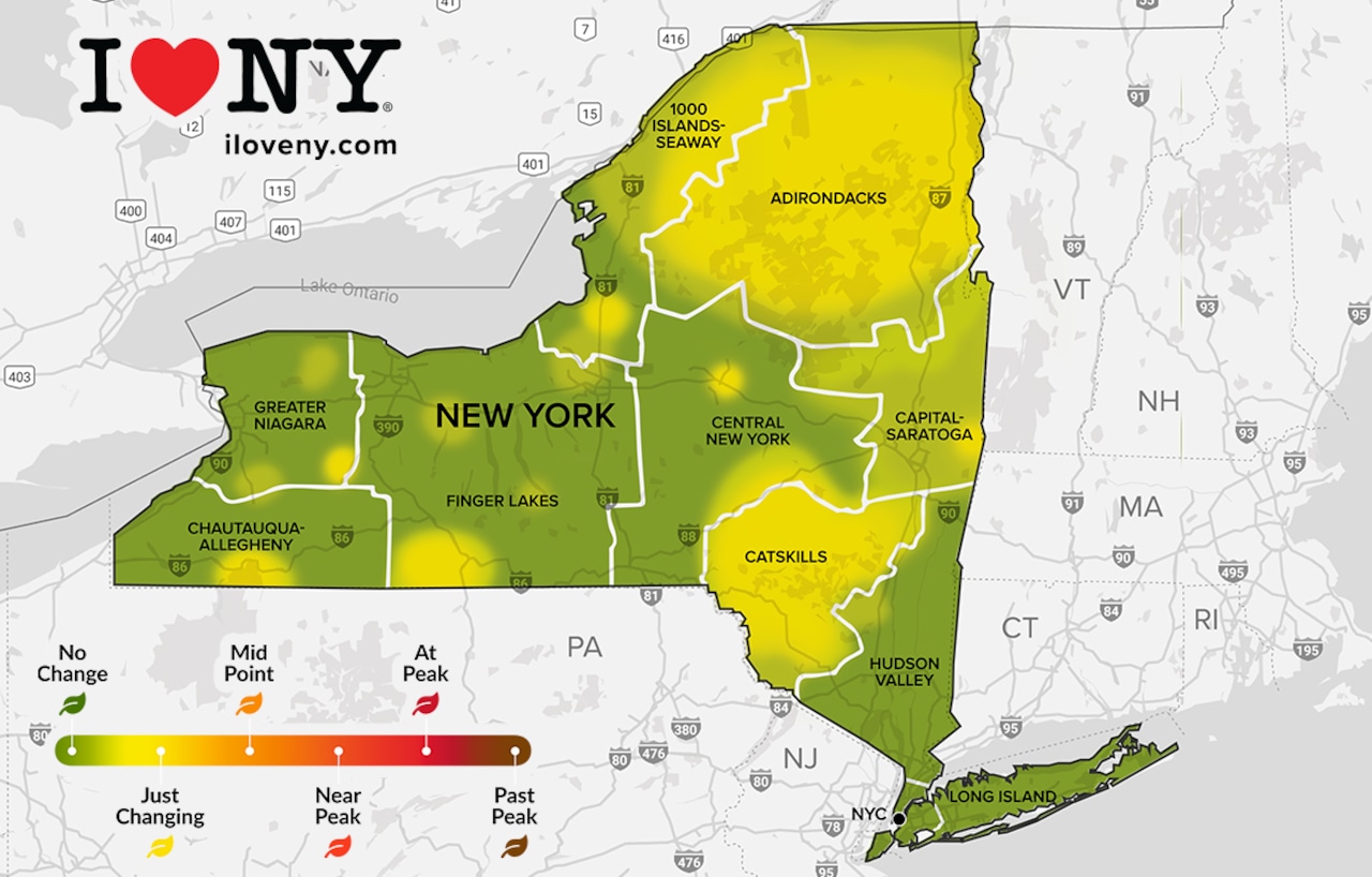 I LOVE NY fall foliage report