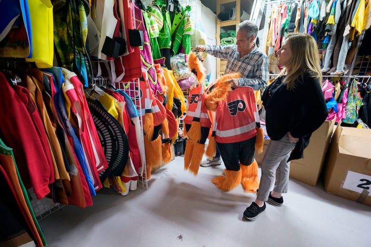 Robert Berman and Tina Wayne Berman, co-owners of Rasta Imposta/Imposta Costumes at their office and warehouse, in New Jersey in April. The company said earlier this year it was facing big price increases due to tariffs, and worried about orders being canceled.