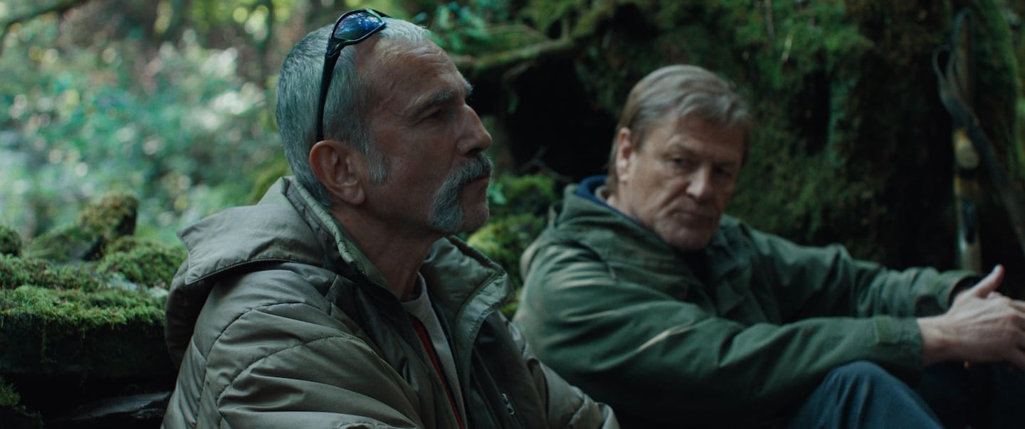 (L to R) Daniel Day-Lewis as Ray and Sean Bean as Jem in "Anemone."