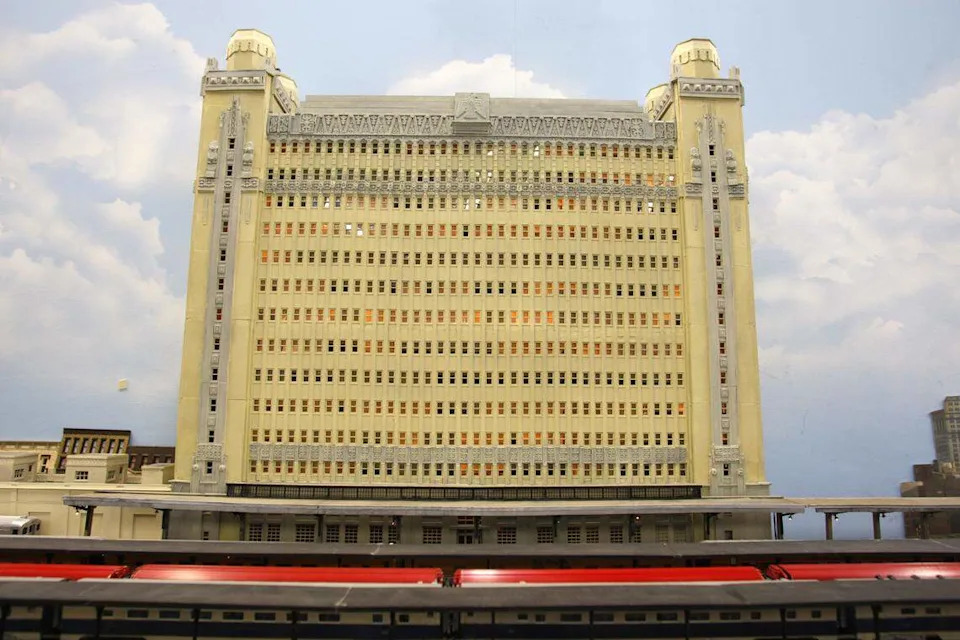 A model of the Texas and Pacific passenger station in Fort Worth is just one of the many vignette details inside The Texas Western Model Railroad Club's 4400 square foot facility filled with model railroads, cities and landscapes that stretch from Houston to Pueblo, Colorado photographed on November 14, 2007 in Fort Worth. The club is inviting the public to tour the facility during the month of November.