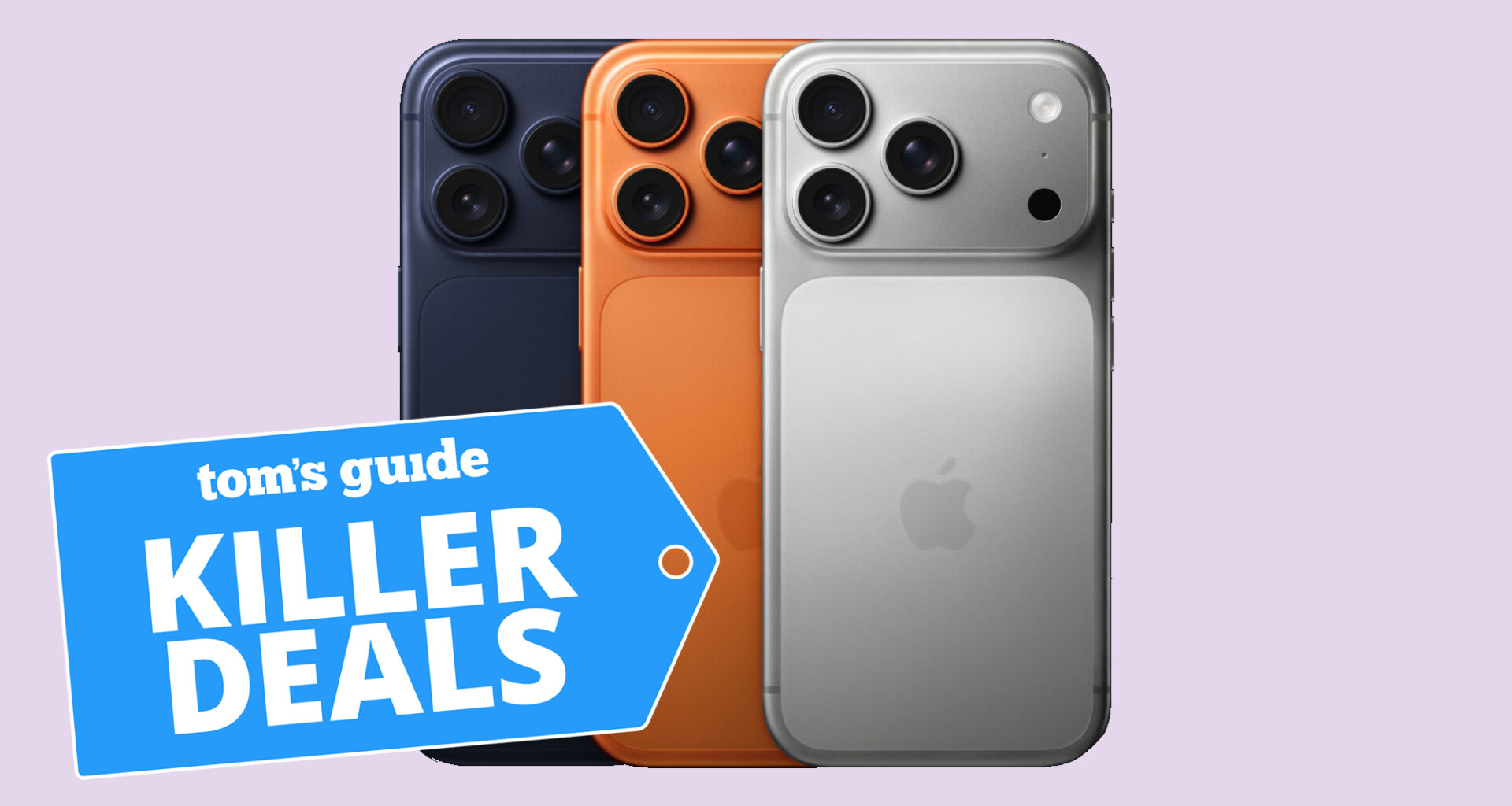 iPhone 17 Pro models in three colors