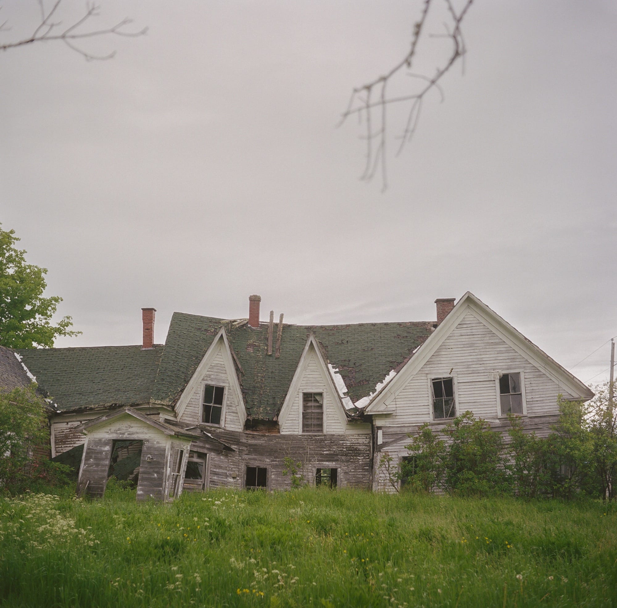 a photo of an abandoned farmhouse by Bryan Sansivero