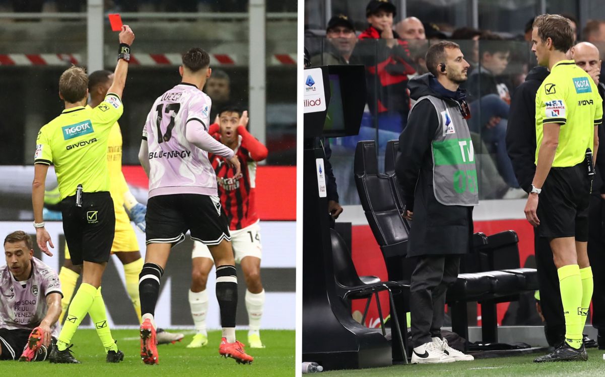 Referee Daniele Chiffi