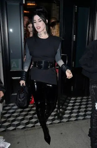 zerojack/Star Max/GC Kat Von D steps out in Los Angeles in April 2023