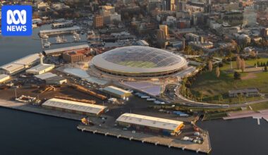 Macquarie Point stadium report recommends project not proceed, as Tasmanian Planning Commission flags concerns