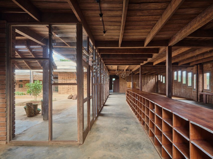 Interior of a kindergarten in Cameroon by Urbanitree