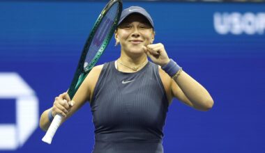 Amanda Anisimova reaches US Open quarterfinals, Iga Swiatek rematch