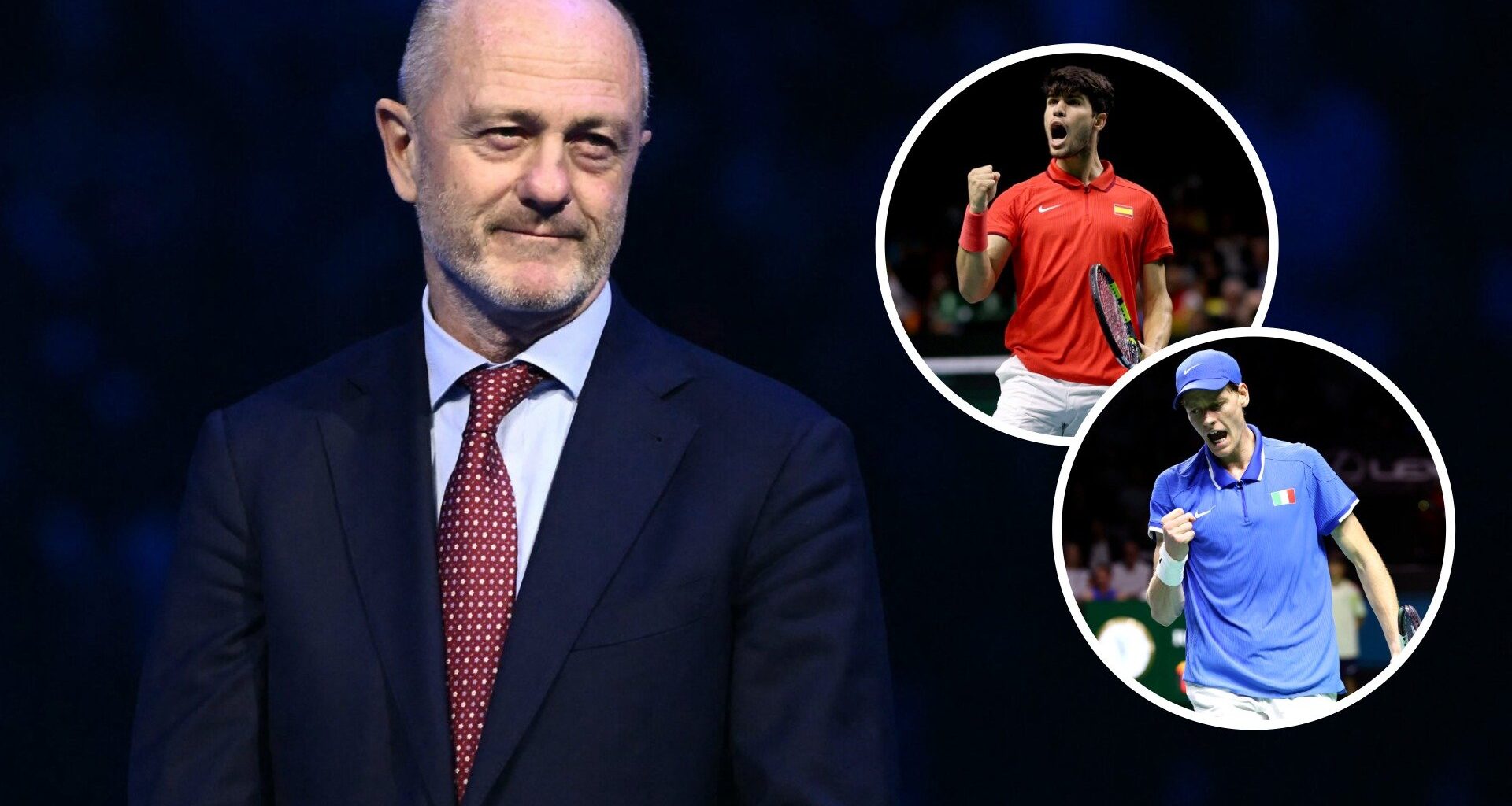 Italian tennis president says if he thinks Jannik Sinner and Carlos Alcaraz will play at the Davis Cup Finals