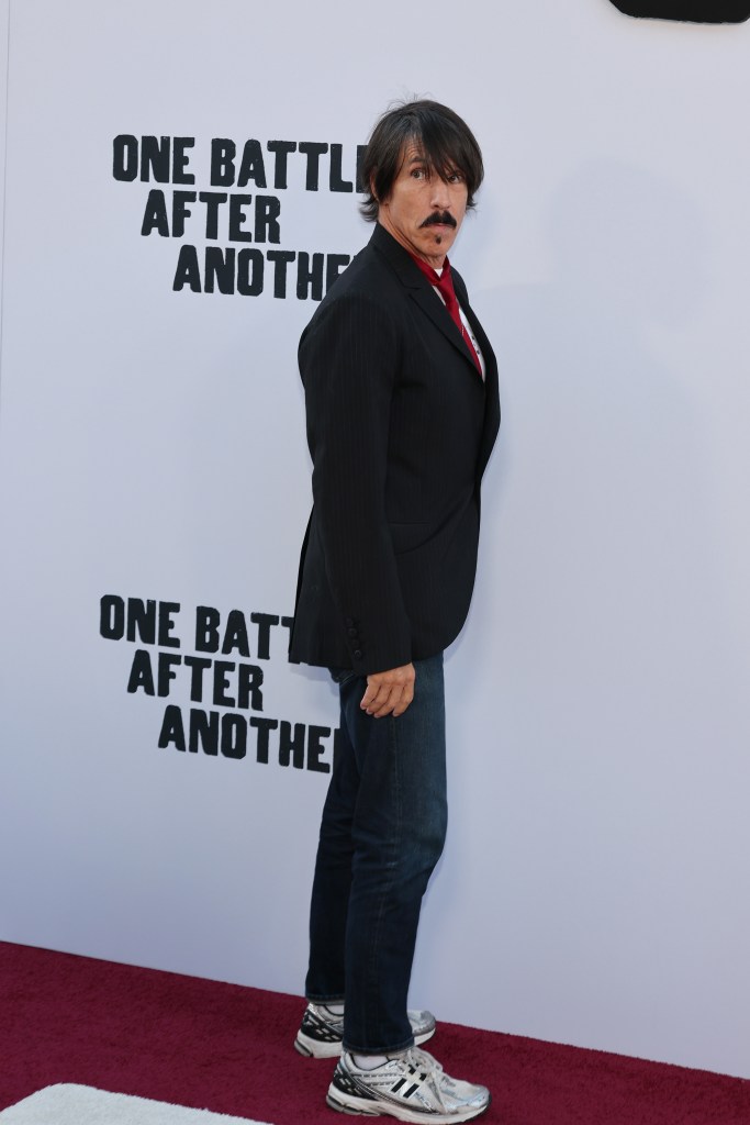 Anthony Kiedis attends the 'One Battle After Another' premiere