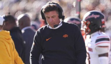 Oklahoma State holds news conference on Mike Gundy's departure